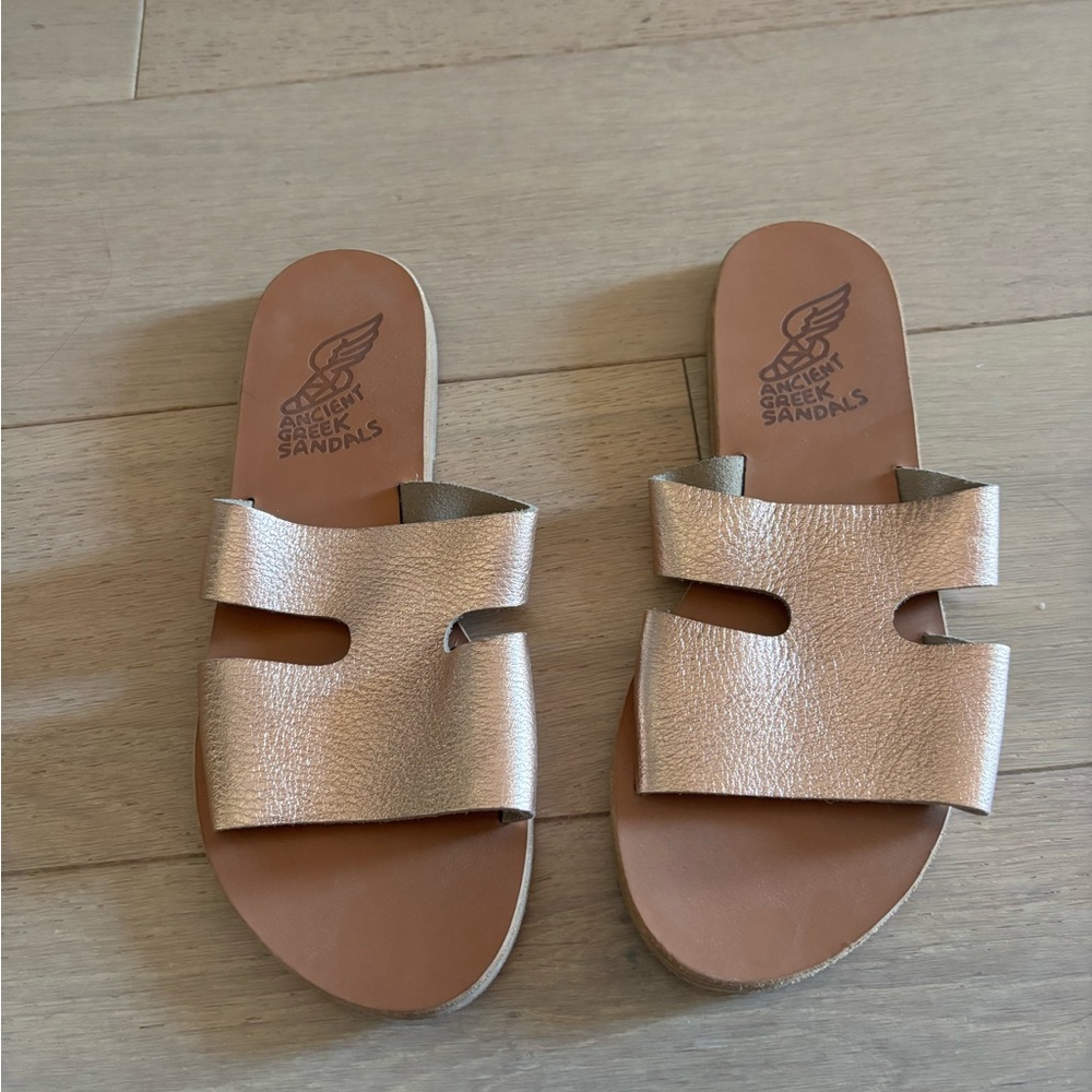 Ancient Greek Sandals Women's Rose Gold Sandals